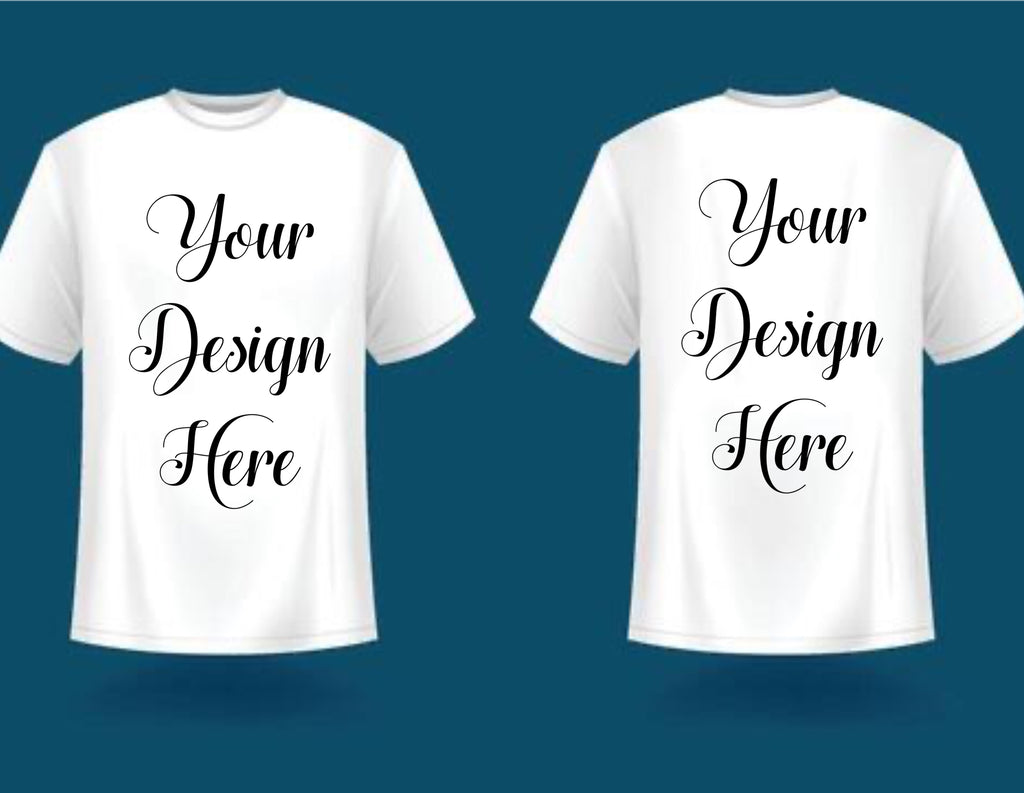Custom T-shirt Front and back design